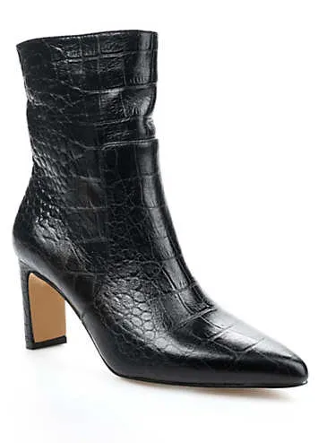 Kaleidoscope Croco Ankle Boots | Grattan