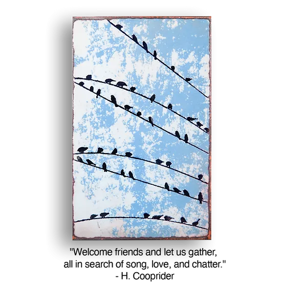 Llew - Spiritiles - Glass Over Copper - Block Party #157 (RETIRED)