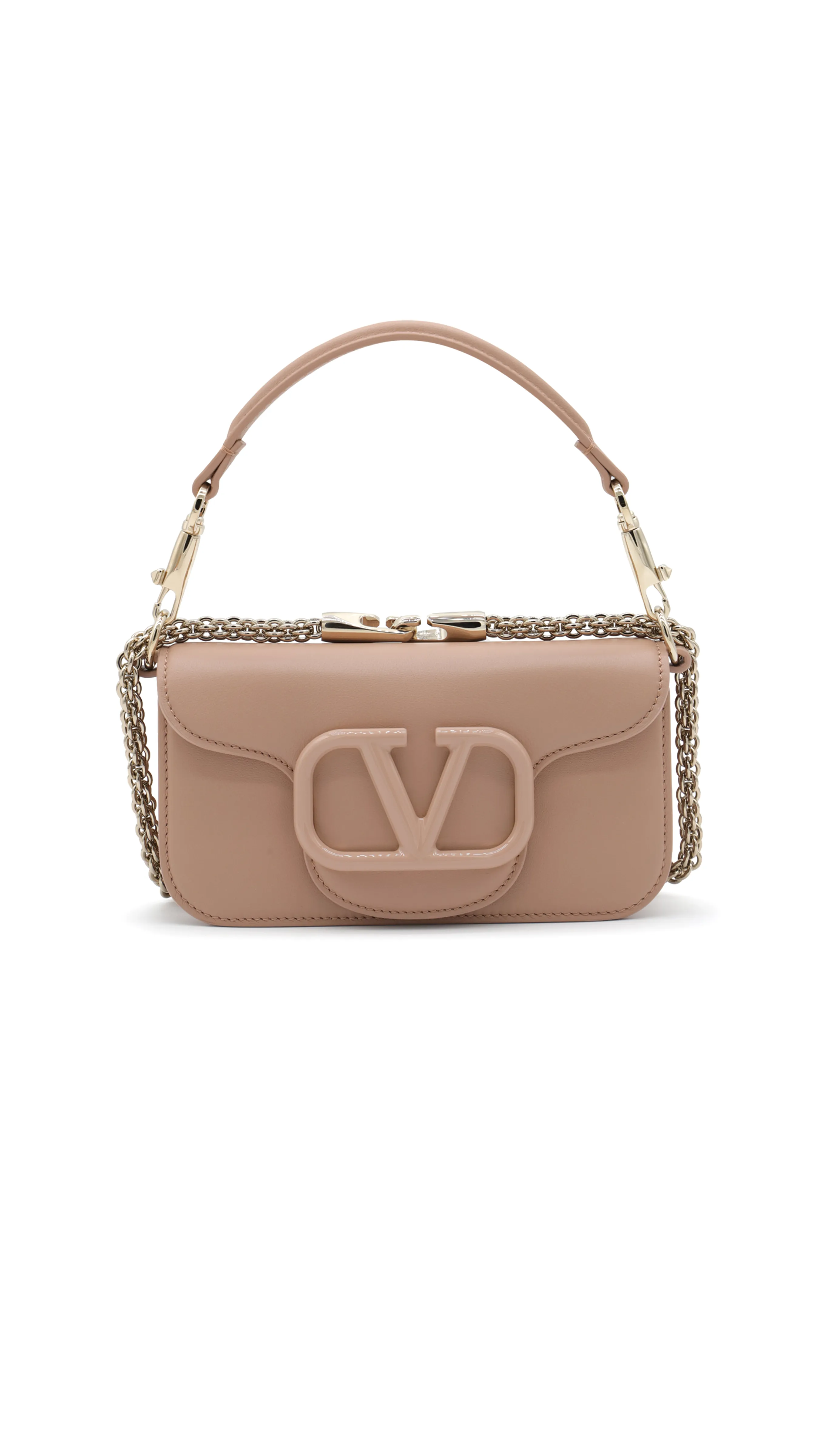 Locò Calfskin Shoulder Bag - Pink