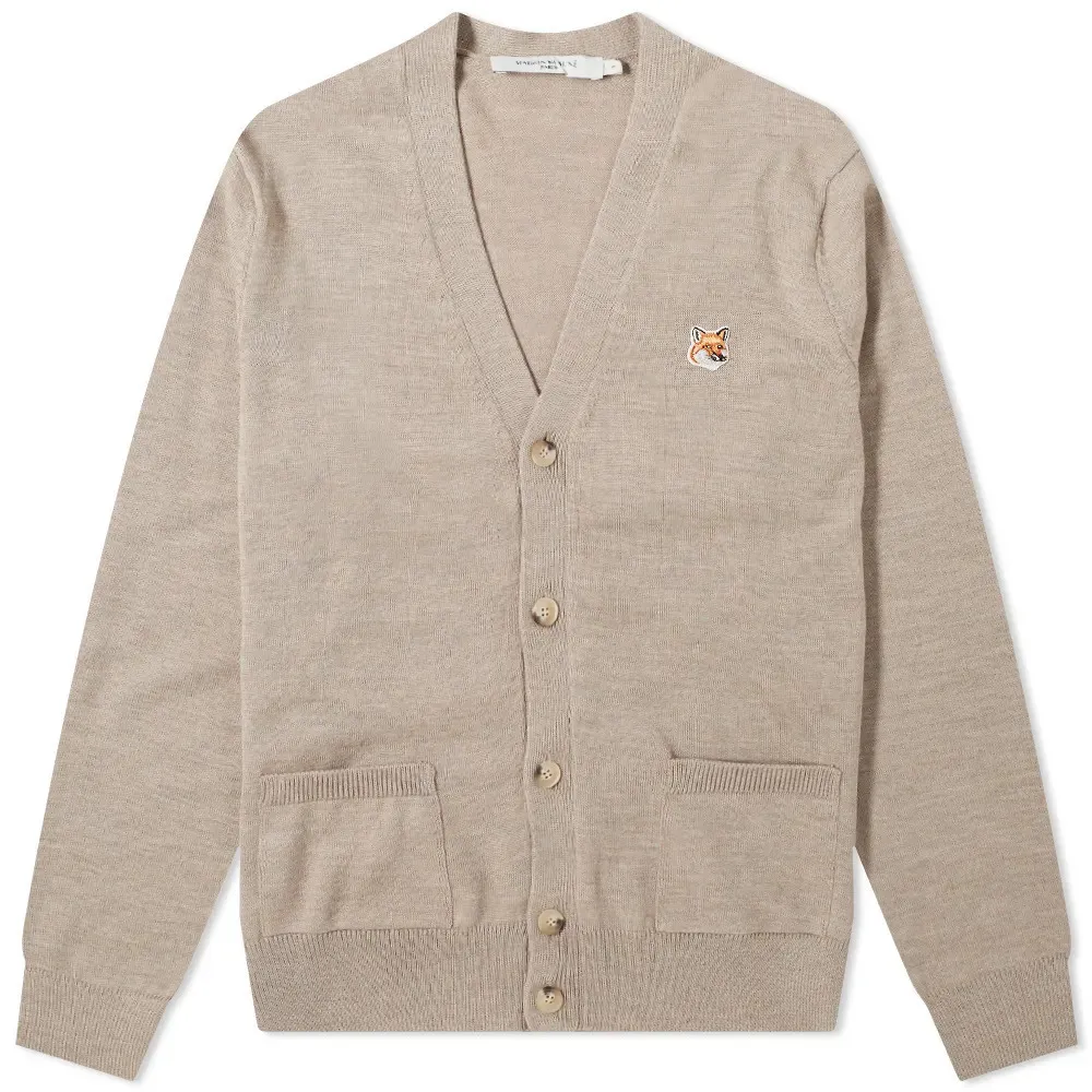MAISON KITSUNE  |Casual Style Wool Office Style Elegant Style Cardigans