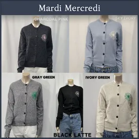 Mardi Mercredi  |Street Style Logo Cardigans