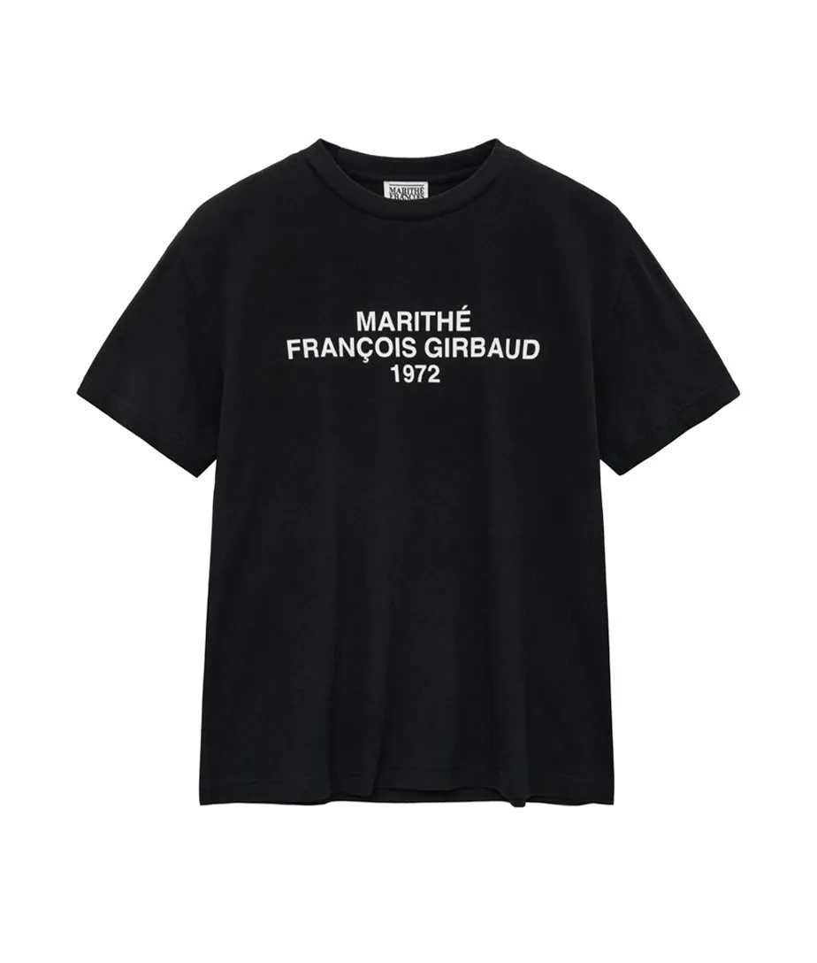 Marithe + Francois Girbaud  |Unisex Street Style U-Neck Plain Cotton Short Sleeves