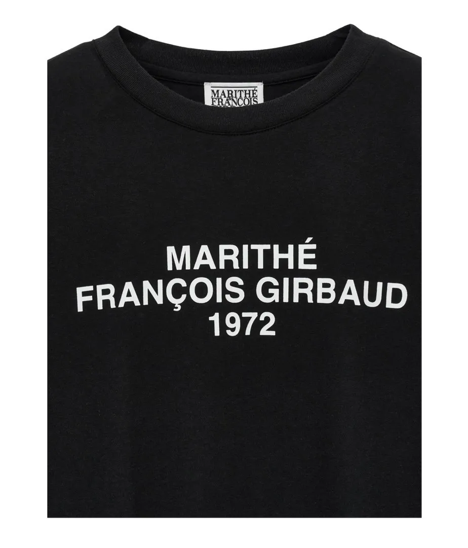 Marithe + Francois Girbaud  |Unisex Street Style U-Neck Plain Cotton Short Sleeves