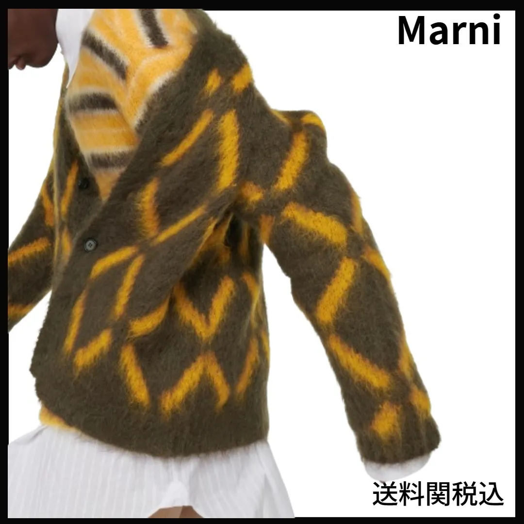 MARNI  |Unisex Street Style Designers Cardigans