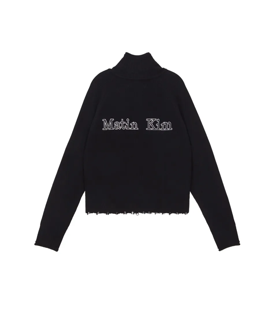 Matin Kim  |Casual Style Street Style Logo Cardigans