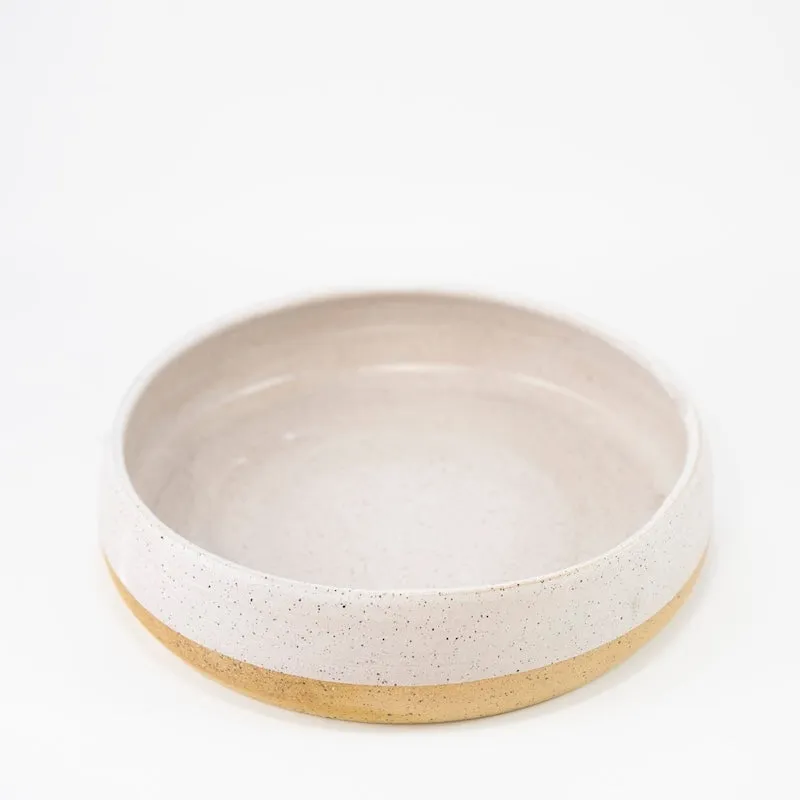 Medium Bowl in Birch with Sandstone Clay