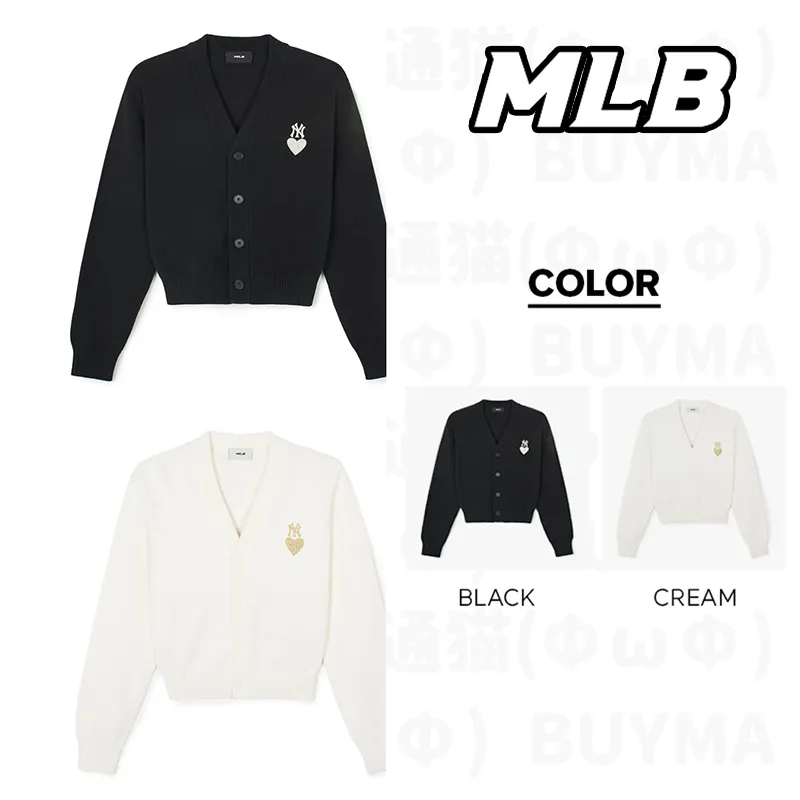 MLB Korea  |Unisex Street Style Logo Cardigans