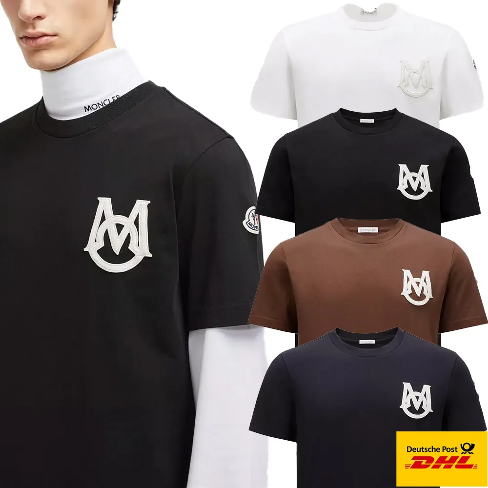 MONCLER  |Crew Neck Unisex Street Style Cotton Short Sleeves Oversized