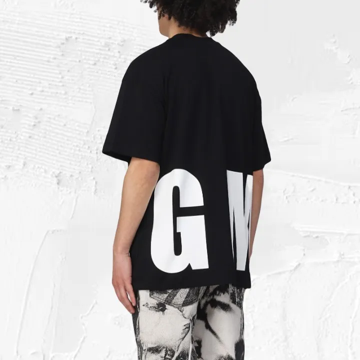 MSGM  |Crew Neck Unisex Street Style Plain Cotton Short Sleeves