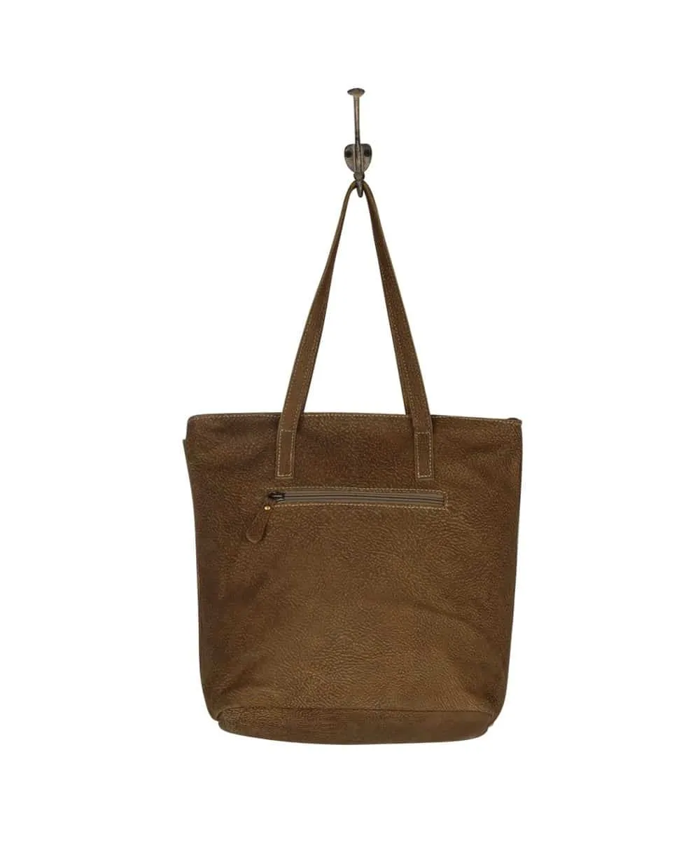 Myra Bags Women's Tinges Leather Tote Bag