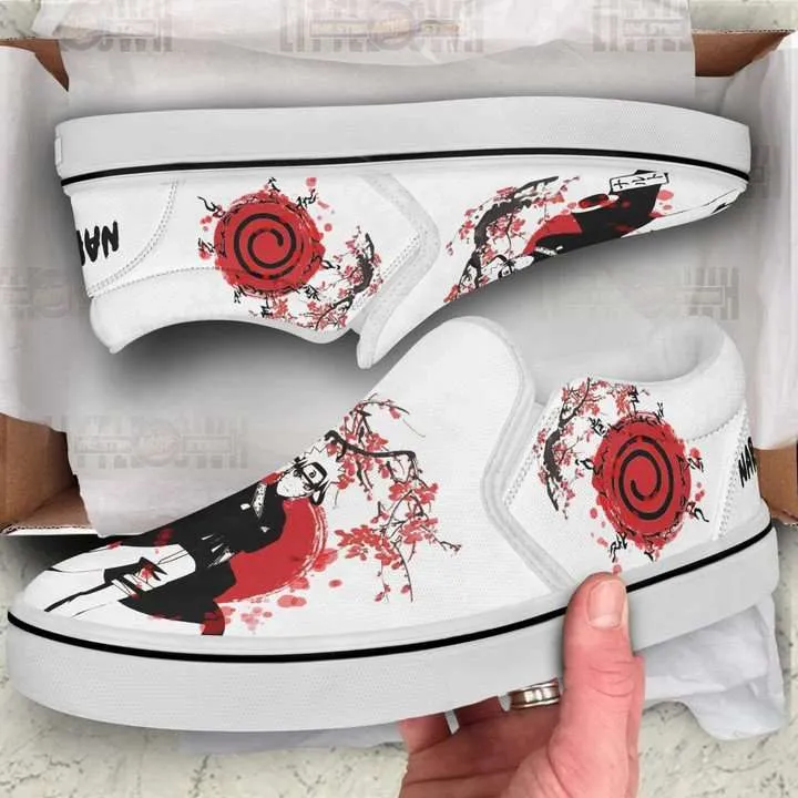 Naruto Anime Slip On Shoes