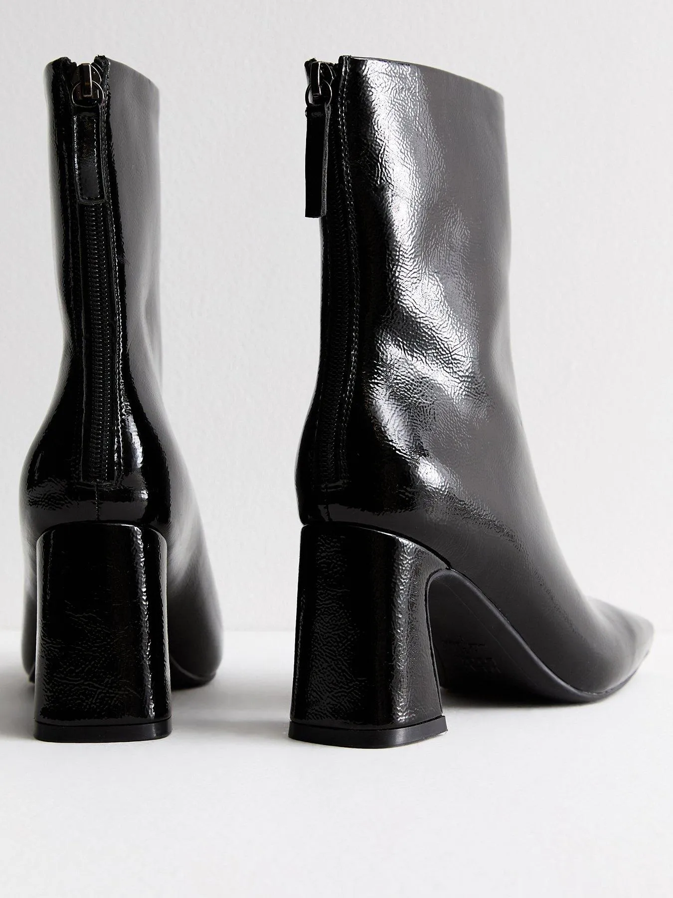 New Look Black Heeled Boots