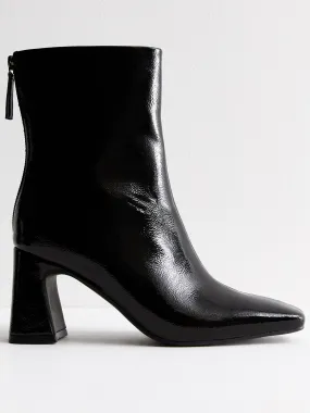 New Look Black Heeled Boots