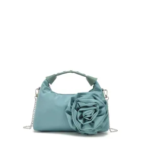 NUNOO | SHOULDER BAGS MUJER | DANDY ROSE RECYCLED NYLON POWDER BLUE | AZUL