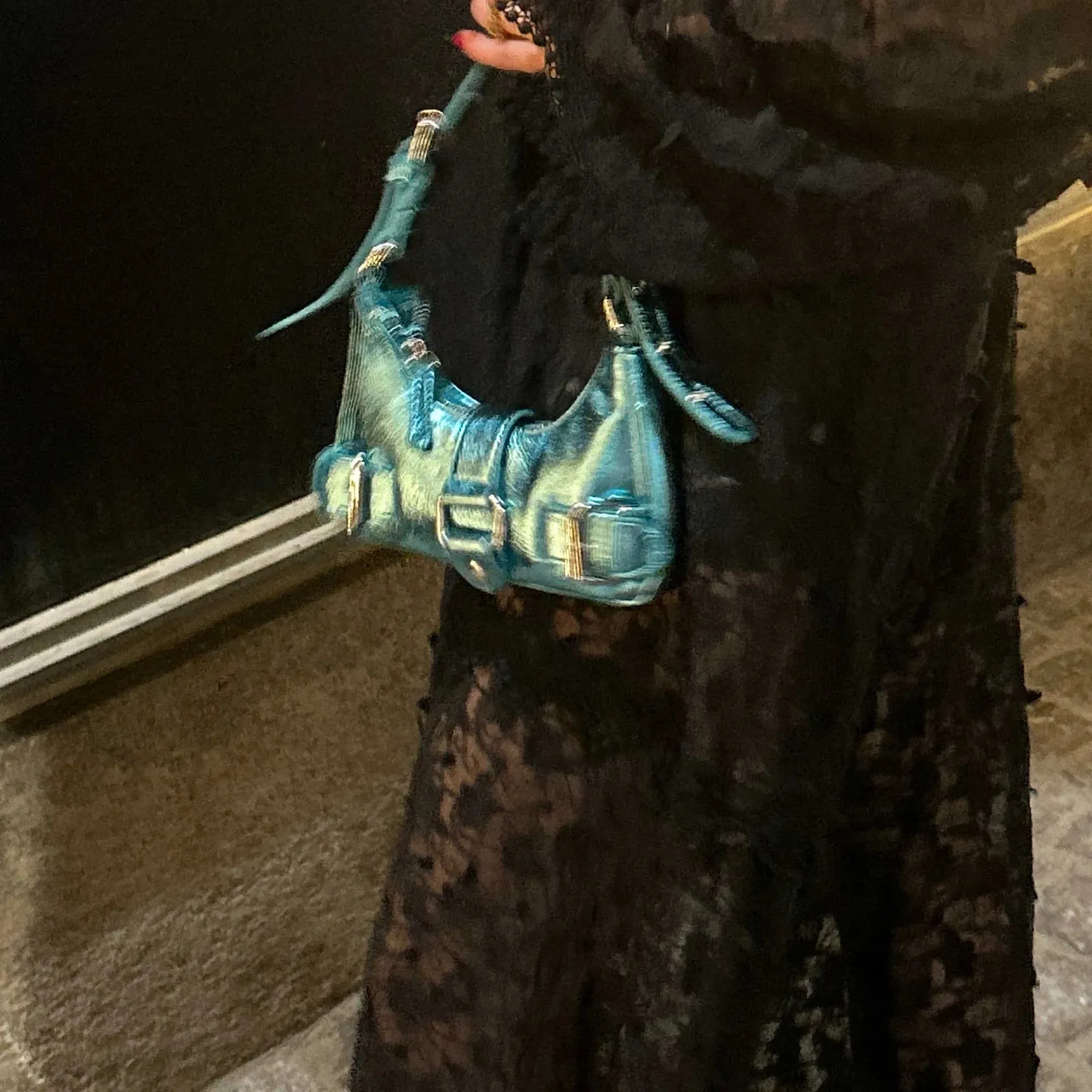 NUNOO | SHOULDER BAGS MUJER | PALMA RECYCLED COOL LIGHT BLUE | AZUL