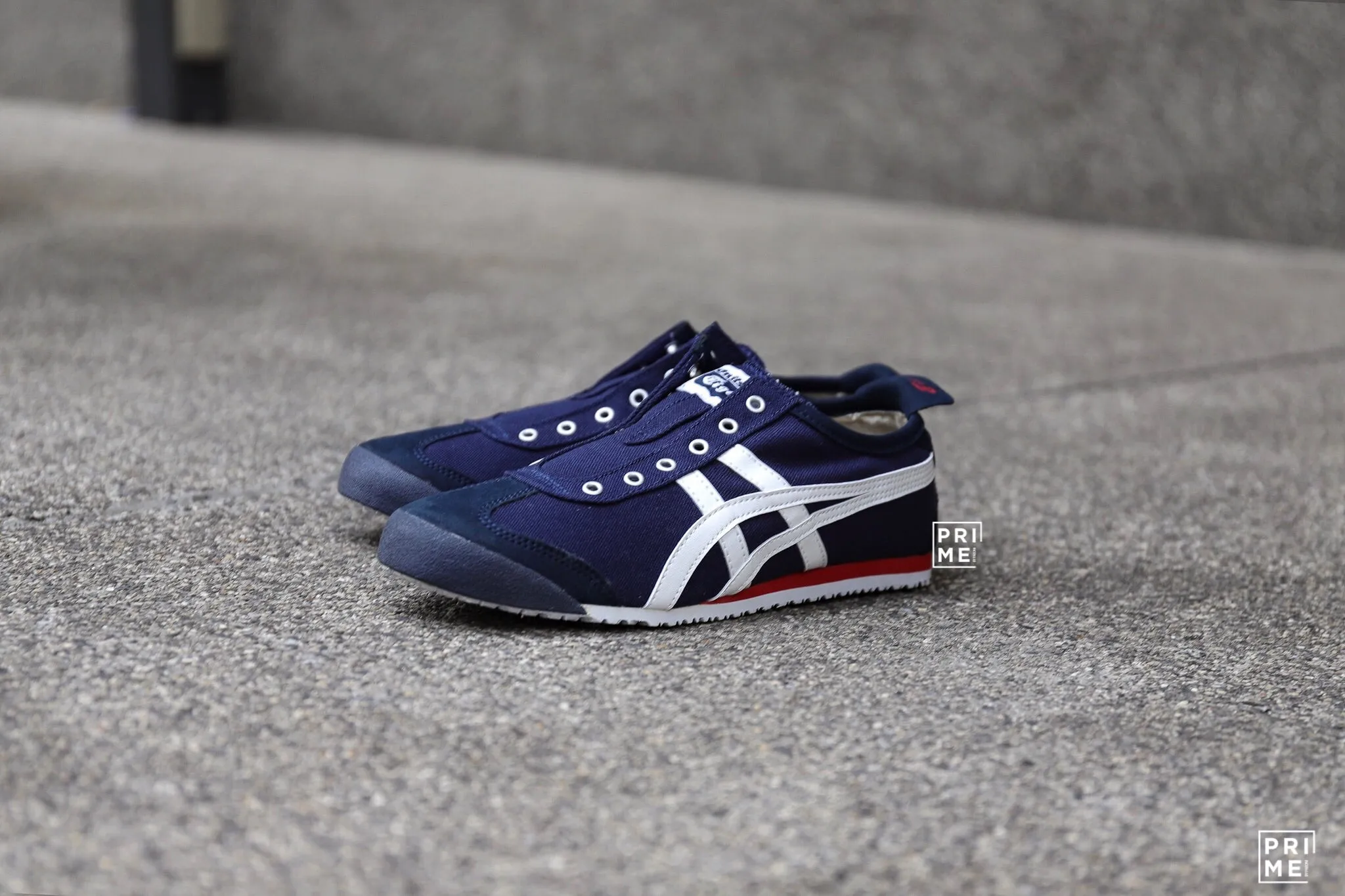 Onitsuka Tiger Mexico66 Slip on Navy/Off White (D3K0N-5099)