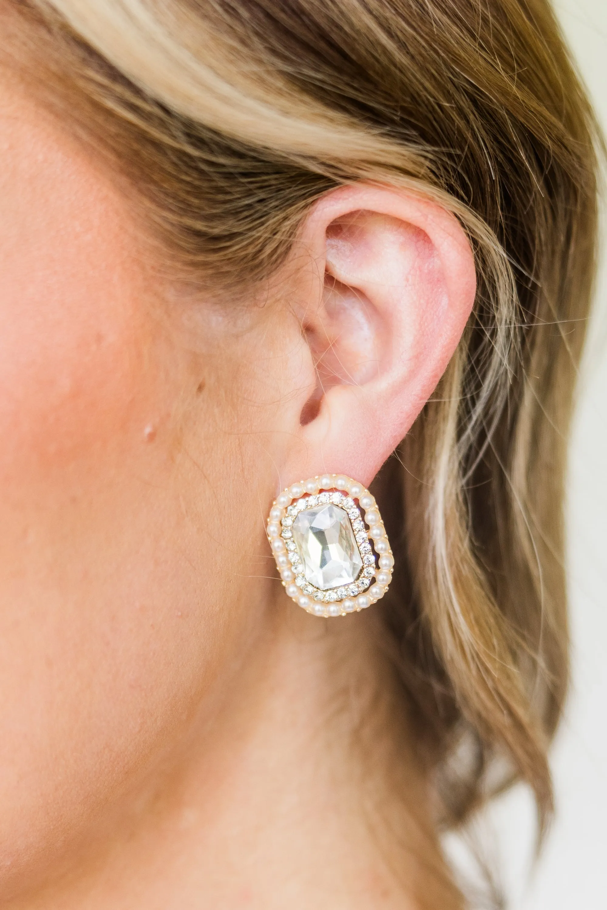 Pearl Of The World Earrings, Gold