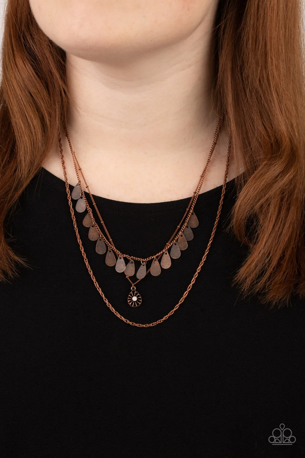 Prairie Dream - Copper ~ Paparazzi Necklace