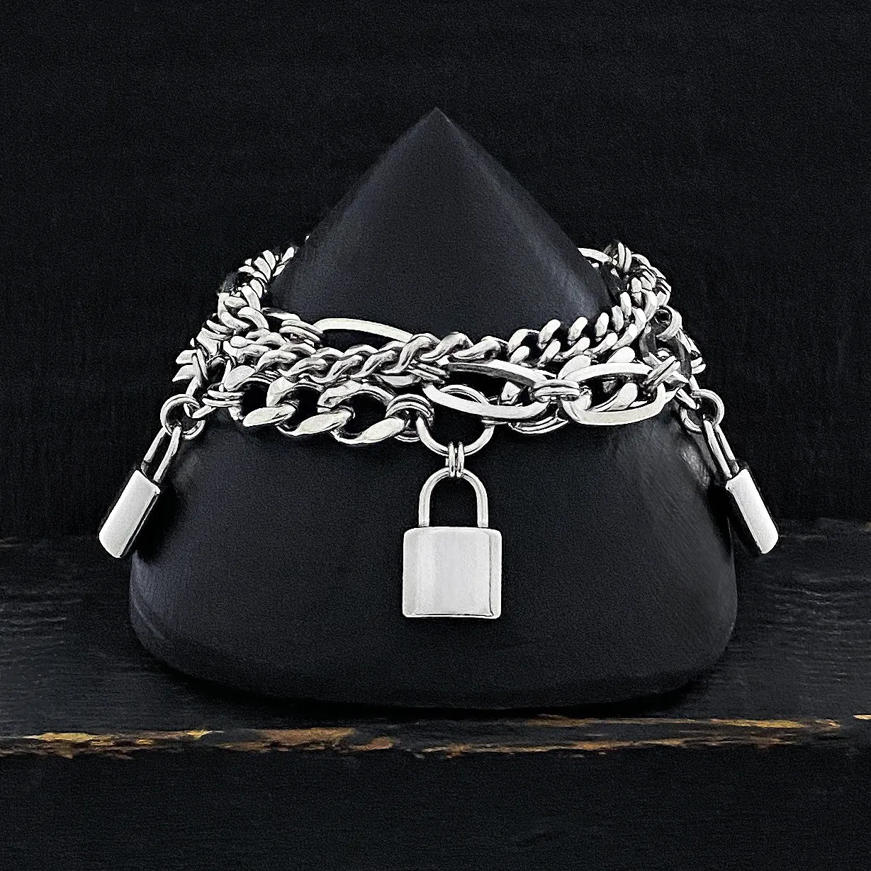 ROGUE Padlock Charm Bracelet