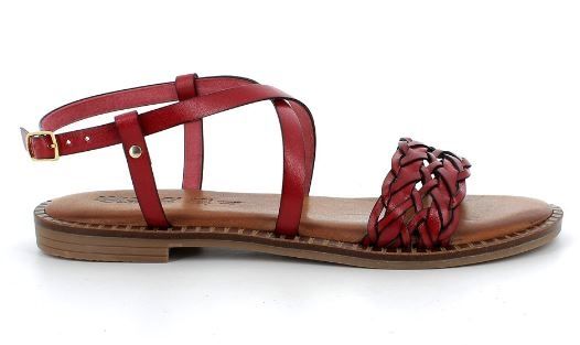 SANDALO IGI&CO DONNA PELLE BUFALO  ROSSO 1680322