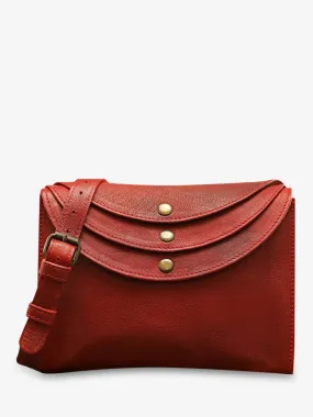 shoulder bags for women Red - LaMinaudière Oily Red | PAUL MARIUS