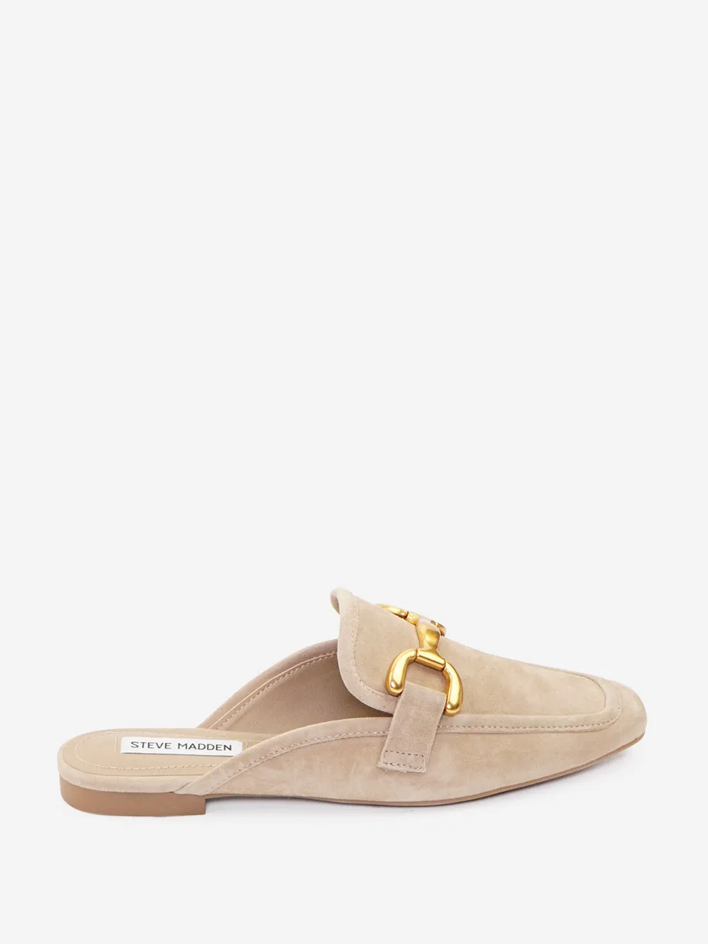 Steve madden - Sabot in camoscio con morsetto metallico modello Fortunate