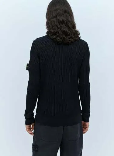 STONE ISLAND  |Crew Neck Wool Street Style Long Sleeves Sweaters