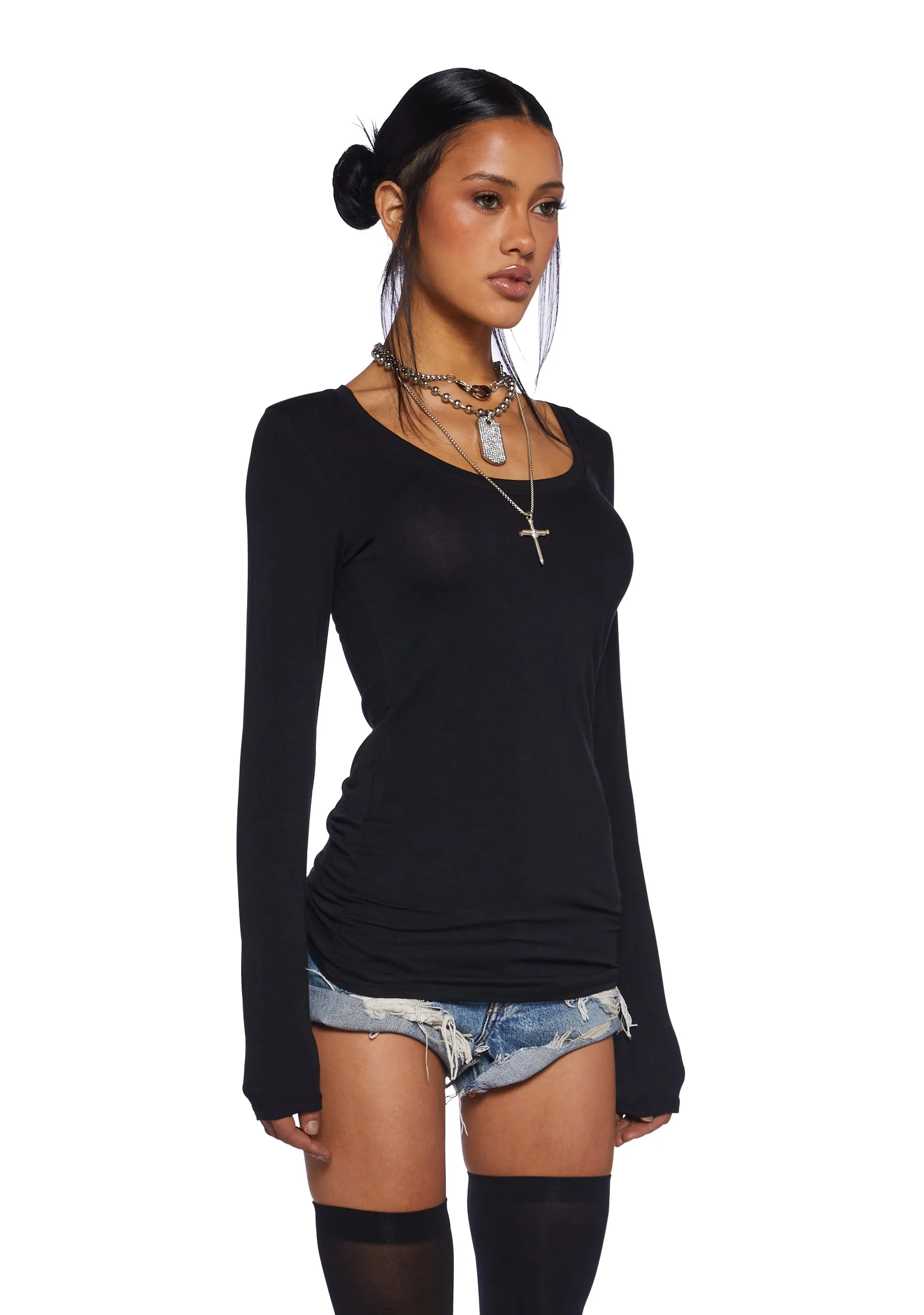Straight Shooter Knee High Boots-