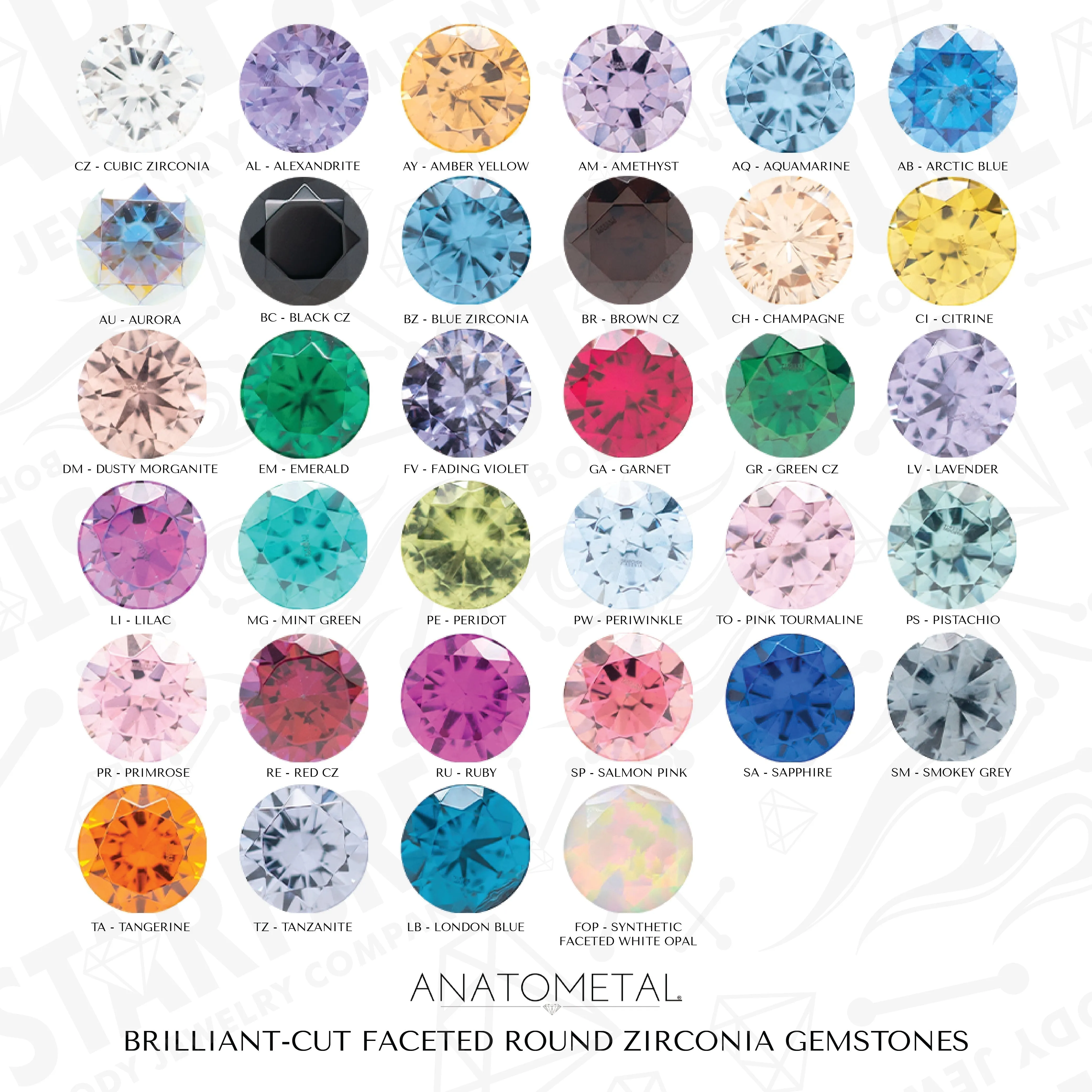 Super Marquise Plugs ( Eyelets ) with Brilliant-Cut Gems - Citrine