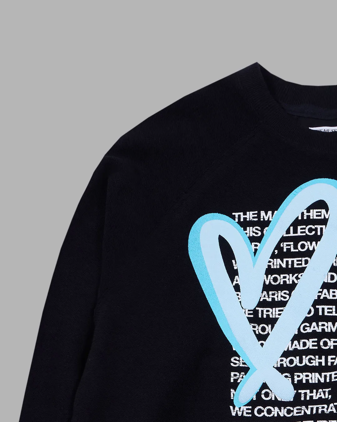 THE MUSEUM VISITOR  |Heart Unisex Street Style Long Sleeves Oversized Logo