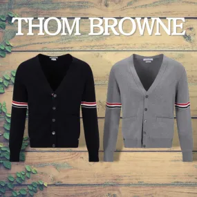 THOM BROWNE  |Cotton Designers Cardigans