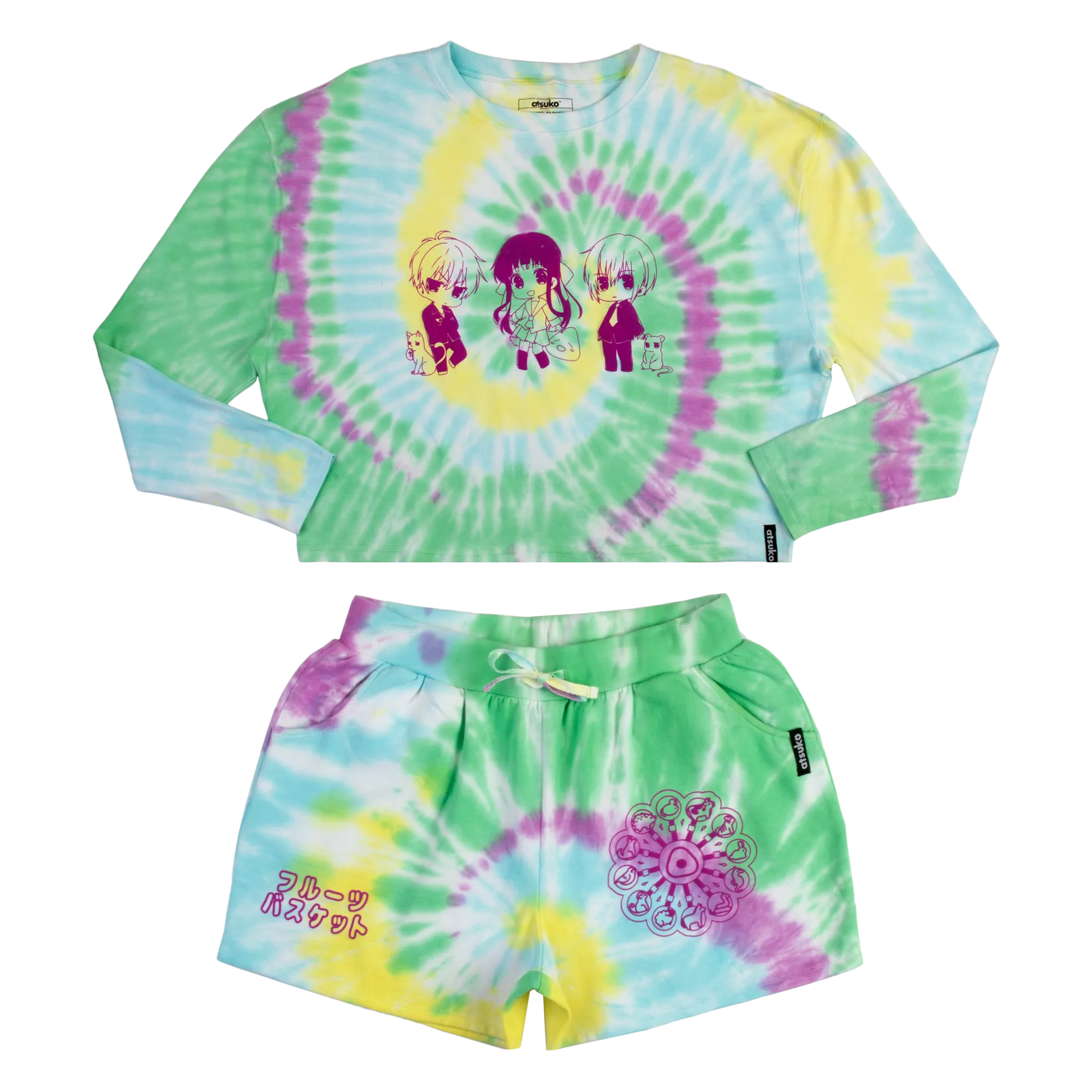 Tohru, Yuki, Kyo Tie Dye Lounge Set