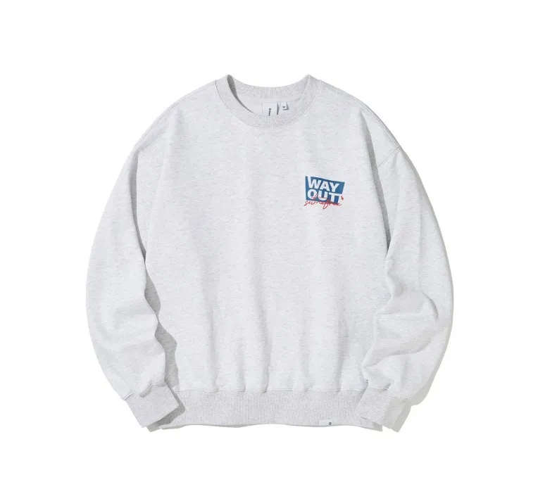 Urbandtype.  |Unisex U-Neck Long Sleeves Oversized Sweatshirts