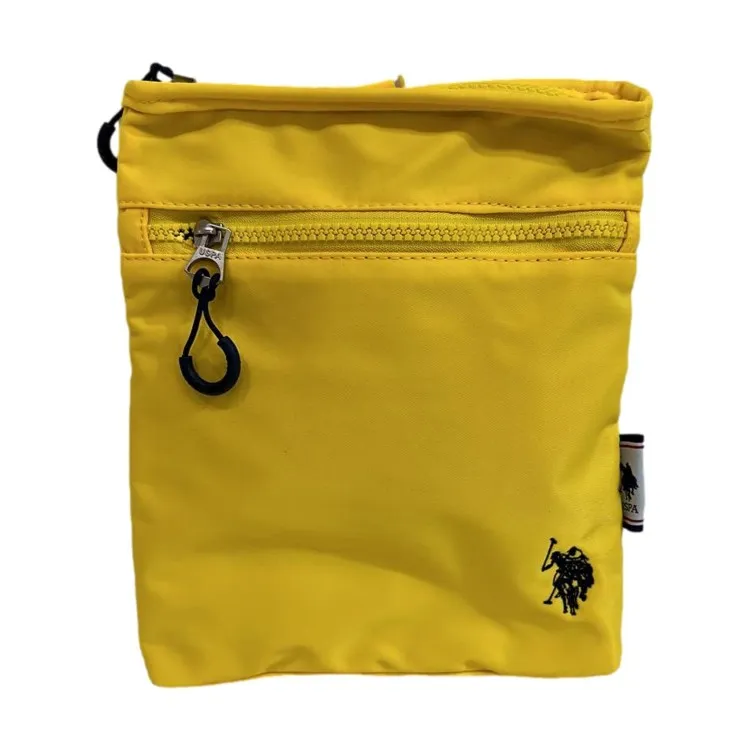 U.S. POLO ASSN BIUB55678 BigFork Crossbody Tracolla Uomo In Nylon Giallo