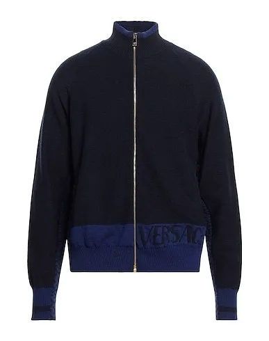 VERSACE  |Unisex Wool Cashmere Street Style Plain Logo Luxury