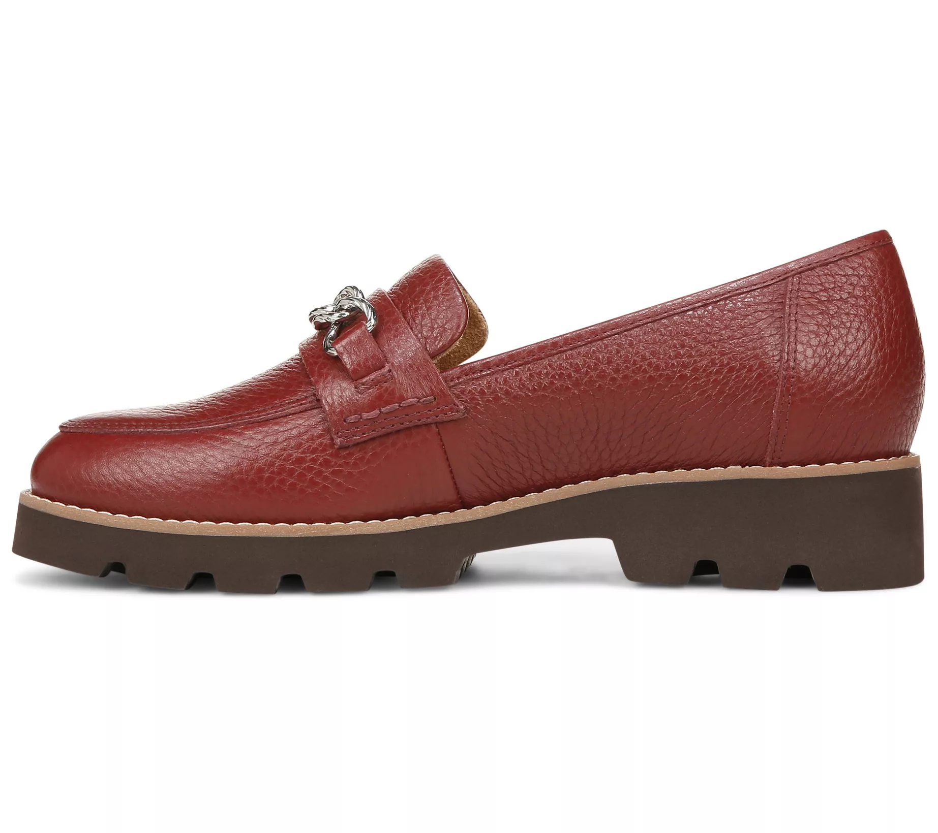 Vionic Tumbled Leather Slip-On Loafers - Emalyn
