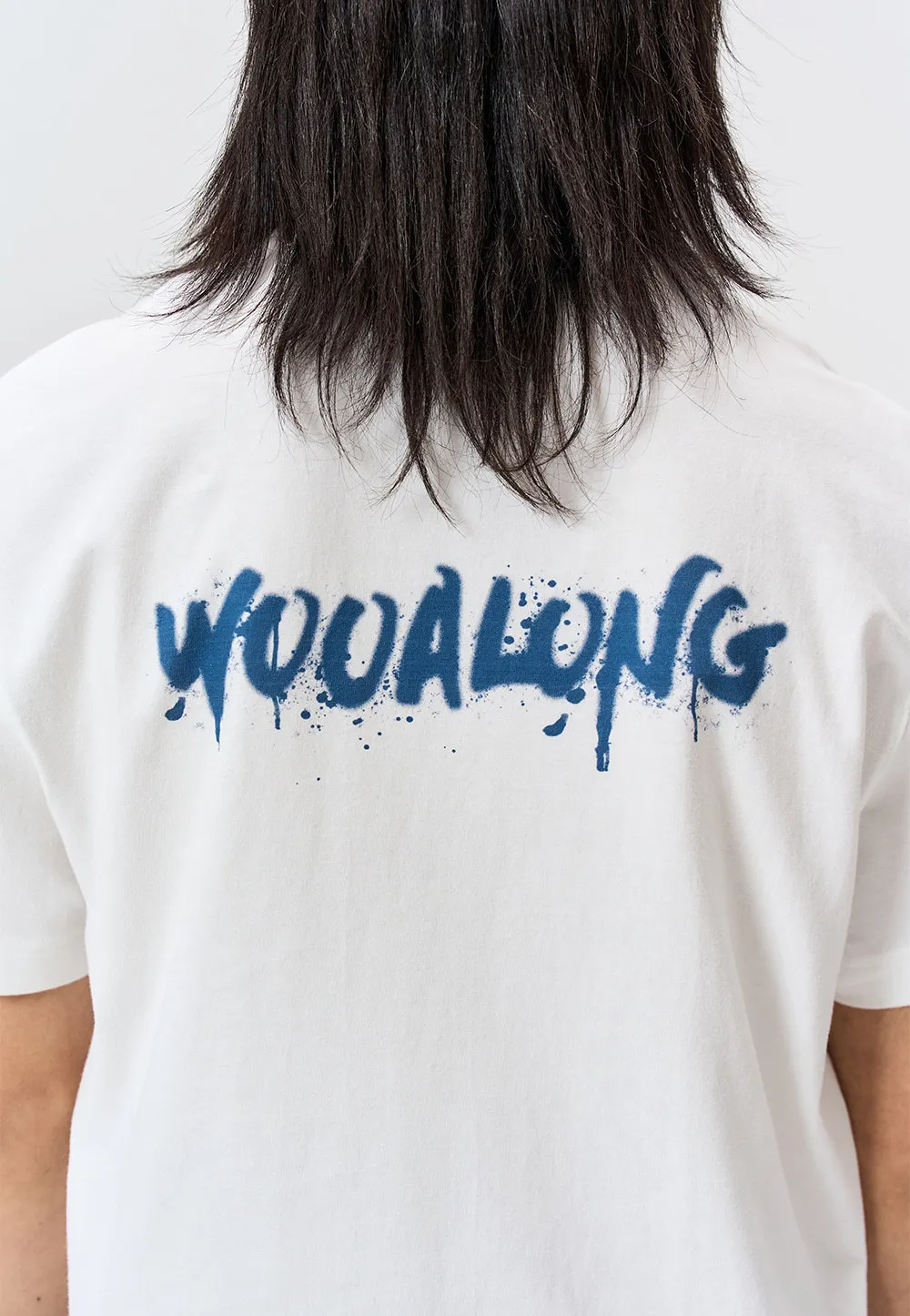 WOOALONG  |Crew Neck Unisex Street Style Plain Cotton Short Sleeves