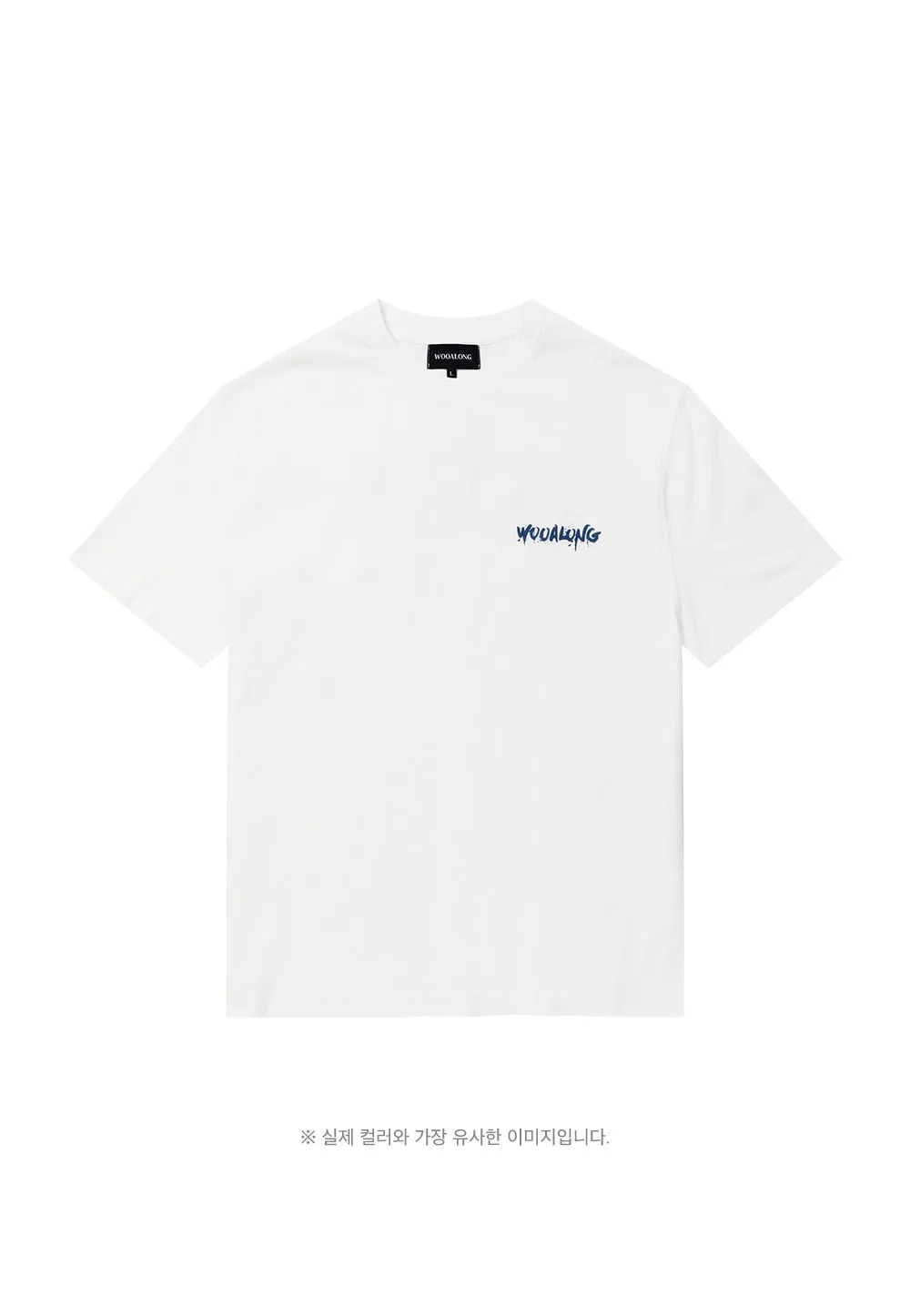 WOOALONG  |Crew Neck Unisex Street Style Plain Cotton Short Sleeves