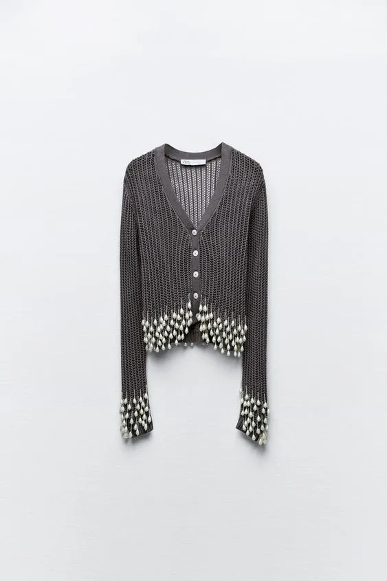 ZARA  |Casual Style Long Sleeves Party Style Elegant Style